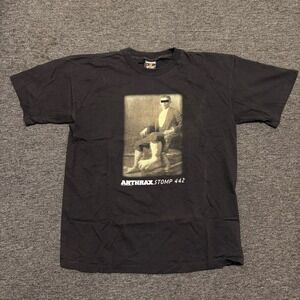 Anthrax Stomp 442 Tour 1995 Vintage Shirt XL Thrash Metal Rock Band Tee Original